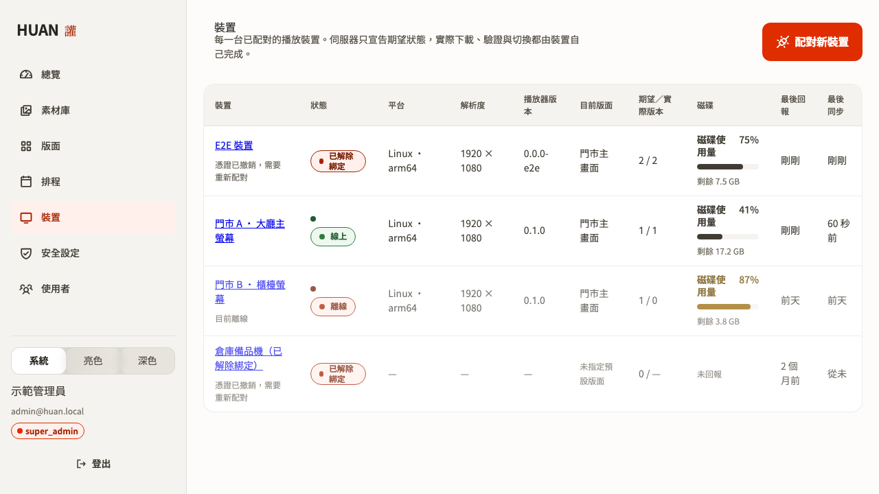 裝置管理